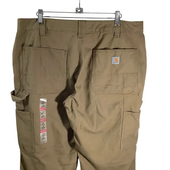 Carhartt Tan Cargo Pants Durable Workwear Original Fit - Picture 5 of 8